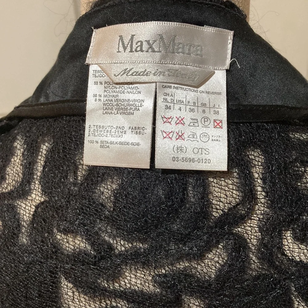MaxMara Black Wrap MIDI Skirt - Picture 5 of 5